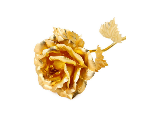 24k Gold Foil Rose - With Box