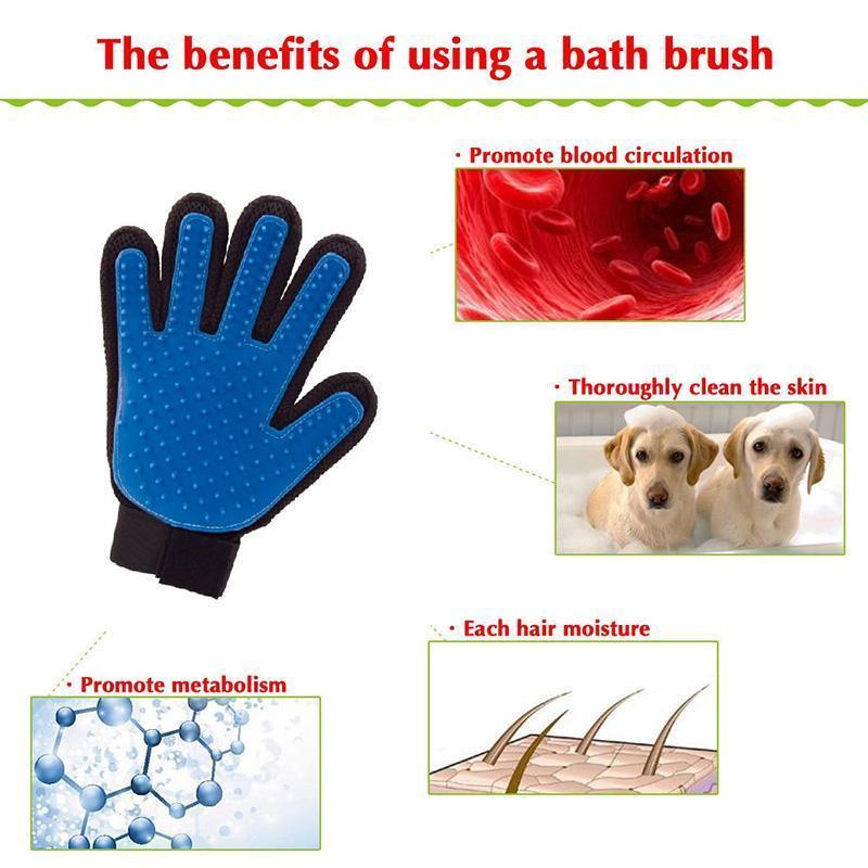 (PROMO PRICE $17.99 FROM USUAL $30.00) Pet Cleaning Massage Glove