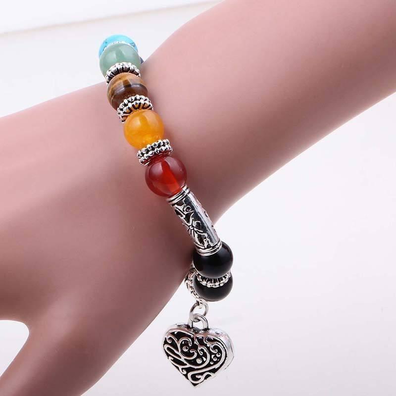 7 Chakra Reiki Healing Heart Bracelet