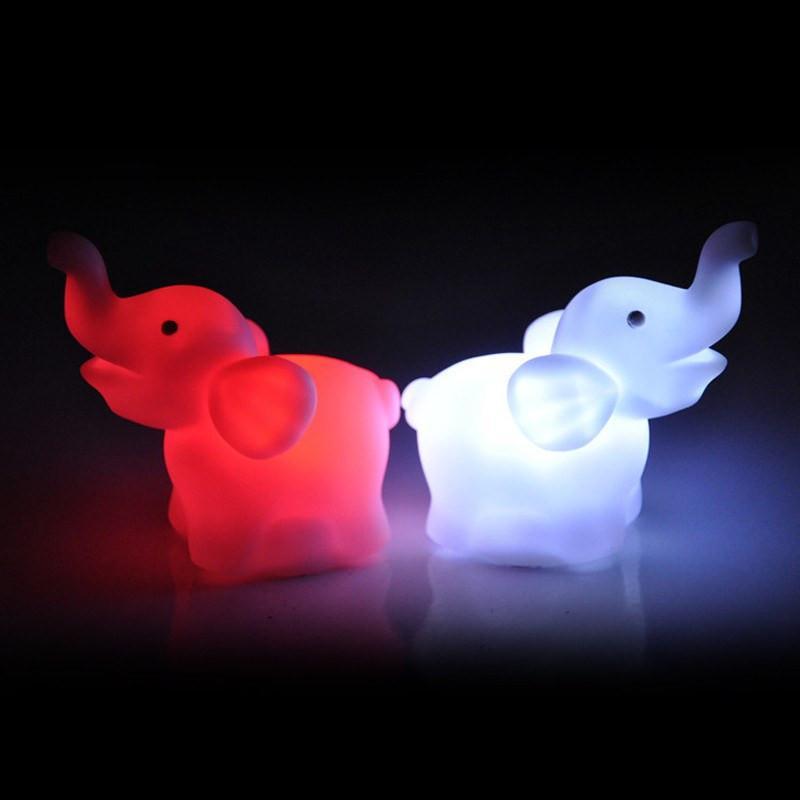 2 Pcs Elephant LED Night Light Lamp