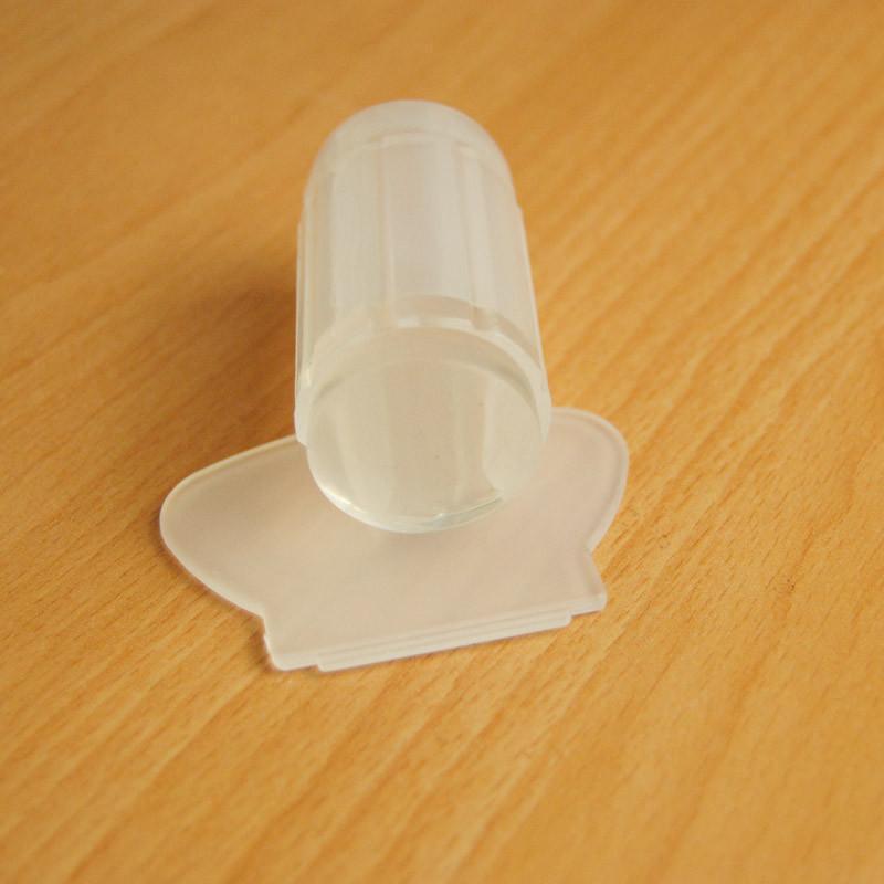 2.8CM Transparent Nail Art Stamp and Scraper Tool Set