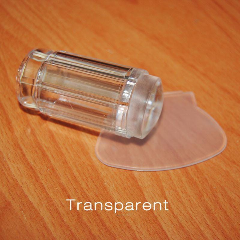 2.8CM Transparent Nail Art Stamp and Scraper Tool Set
