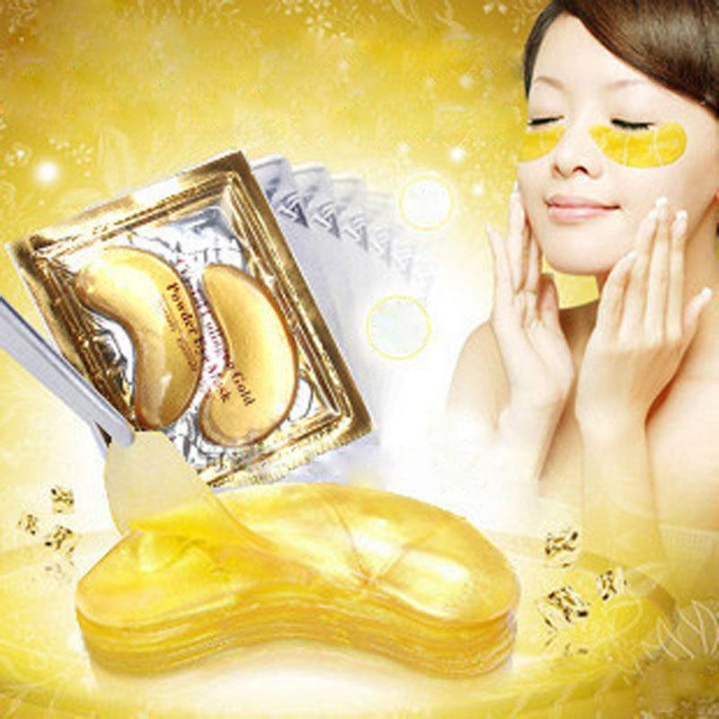24K Golden Collagen Moisturizer Eye Mask for Eye Bags Reduction