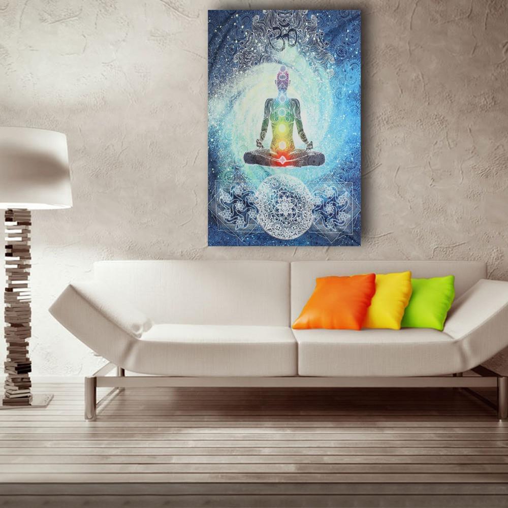 7 Chakra Bohemian Meditation Tapestry