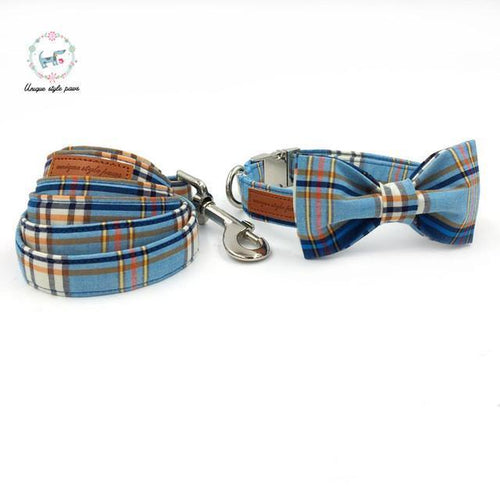 "The Abbott" Bow Tie, Collar & Leash Collection