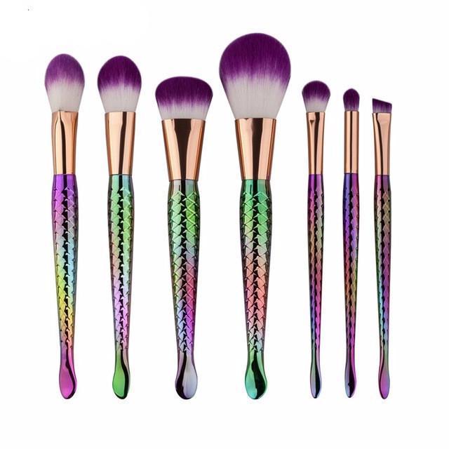 7 Piece Supernova Makeup Brush Set