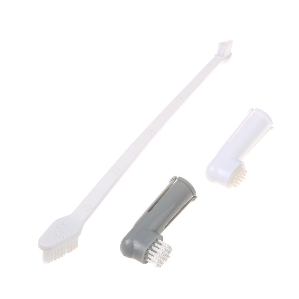 3Pcs/set Pet Finger Toothbrush
