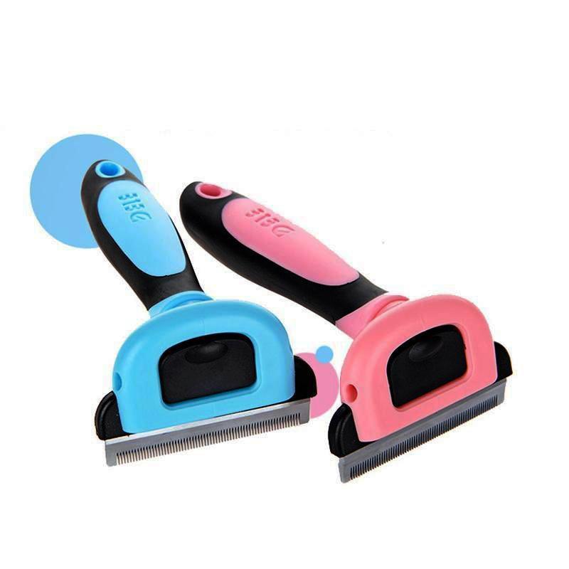 #1 Worldwide deShedding Comb | Dog Cats Hair Remover Brush Grooming with Detachable Clipper