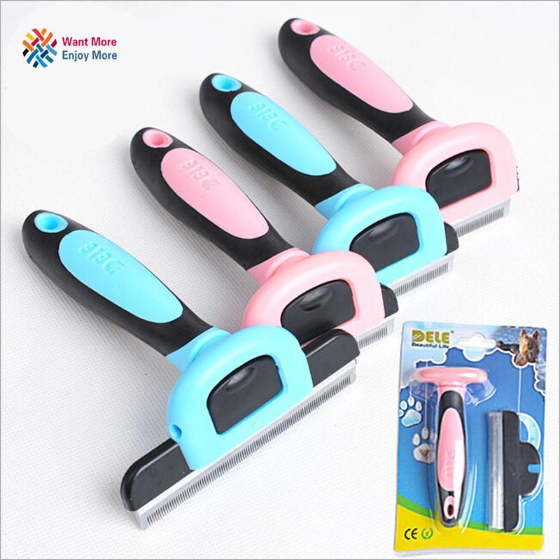 #1 Worldwide deShedding Comb | Dog Cats Hair Remover Brush Grooming with Detachable Clipper