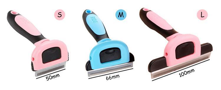 #1 Worldwide deShedding Comb | Dog Cats Hair Remover Brush Grooming with Detachable Clipper